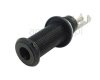 Jack 6,3mm stereo end pin T3 black
